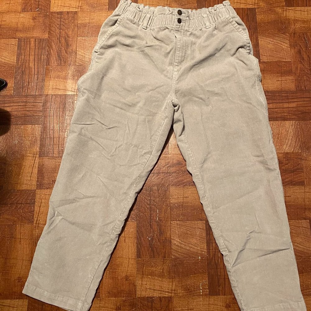 Universal Thread Super-High Rise Tapered Pants Dark SIlver